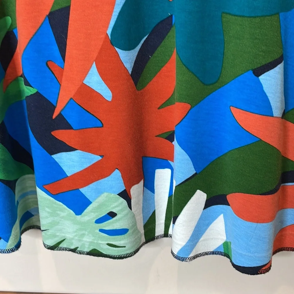 💓Size 12 VIBRANT TROPICAL PRINT SUNDRESS - Picture 3 of 11
